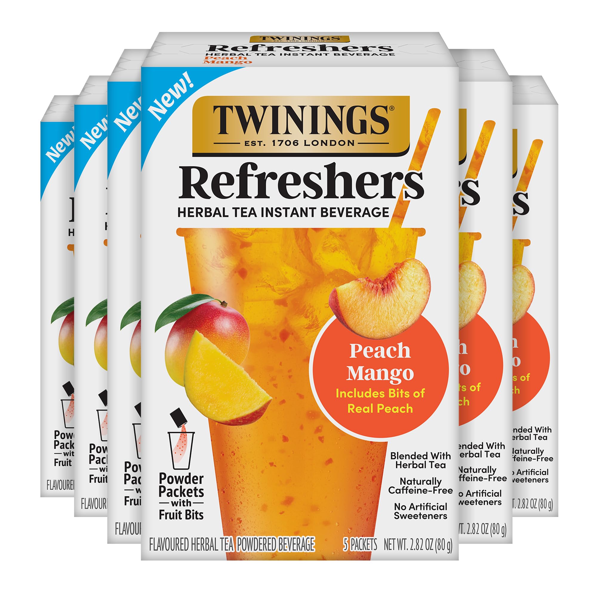メルテンページ①インパチェンス②ラーチ③クラブアップル■ヒーリングハーブス Amazon.com: Twinings Peach Mango Refreshers, Herbal Tea Instant